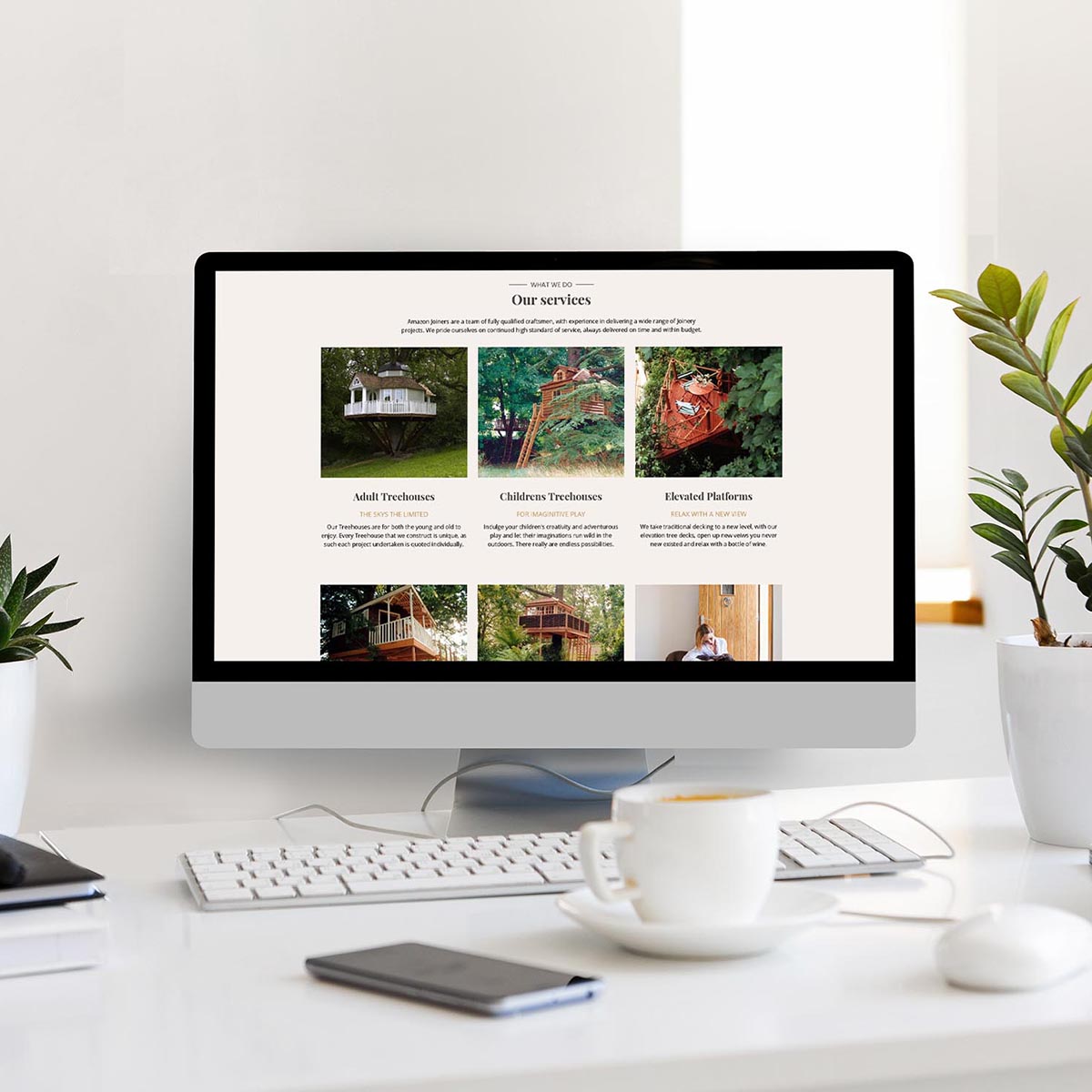 Treehouse Website design Ayrshire